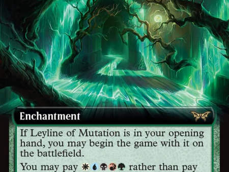 Leyline of Mutation (Extended Art) [Duskmourn: House of Horror] Fashion