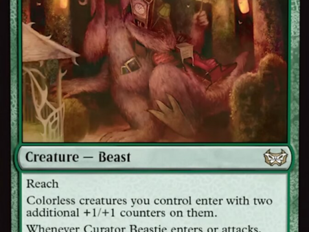 Curator Beastie [Duskmourn: House of Horror Commander] For Discount