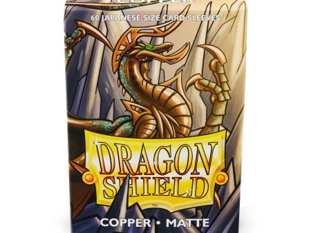 Dragon Shield: Japanese Size 60ct Sleeves - Copper (Matte) Online Hot Sale