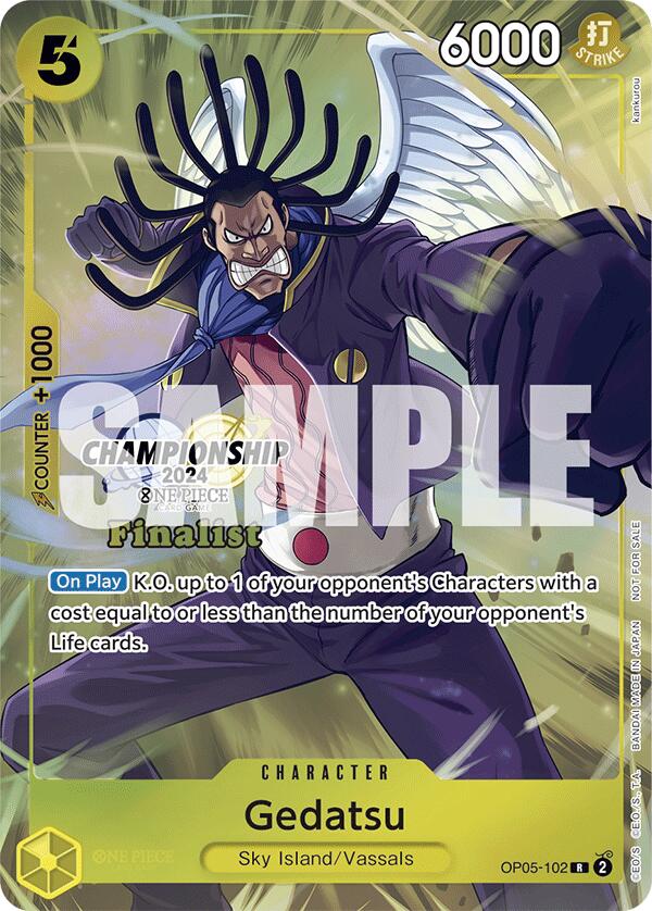 Gedatsu (Championship 2024 Finalist Card Set) [One Piece Promotion Cards] Cheap