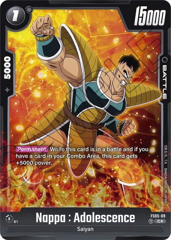 Nappa : Adolescence (Bonus Pack Alternate Art) [Starter Deck: Bardock] Fashion