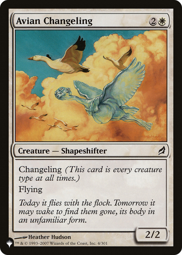 Avian Changeling [The List] Discount