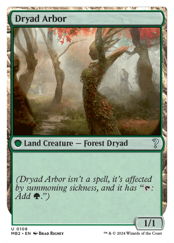 Dryad Arbor (White Border) [Mystery Booster 2] Online