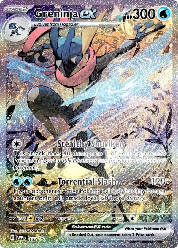 Greninja ex (132) [Scarlet & Violet: Black Star Promos] Online Sale