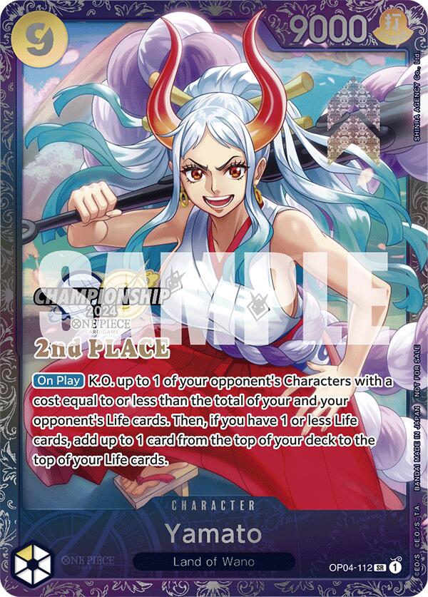 Yamato (Championship 2024 Finals 2nd Place) [One Piece Promotion Cards] Fashion