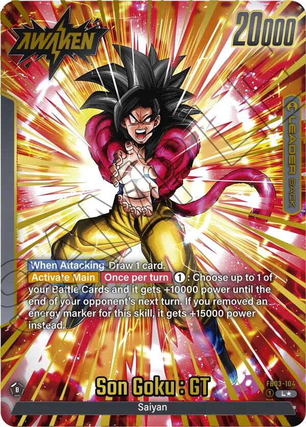 Son Goku : GT (FB03-104) (Alternate Art) [Raging Roar] Hot on Sale