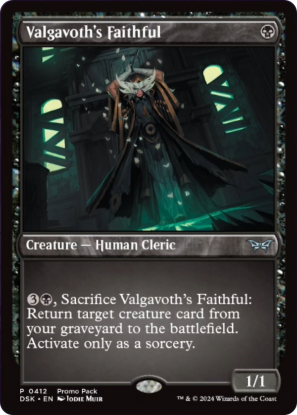 Valgavoth s Faithful [Duskmourn: House of Horror Promos] For Cheap