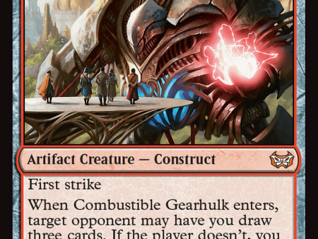 Combustible Gearhulk [Duskmourn: House of Horror Commander] Supply