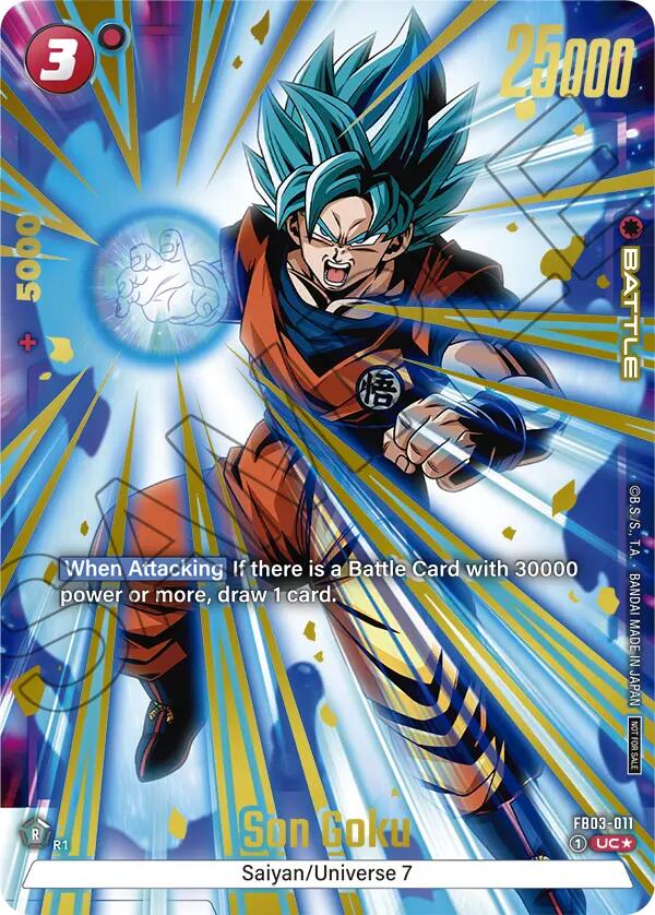 Son Goku (FB03-011) (Championship Pack 02) (Gold) [Fusion World Tournament Cards] Online