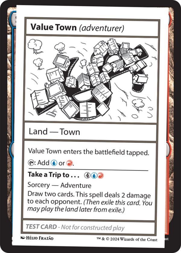 Value Town (adventurer) [Mystery Booster 2 Playtest Cards] Hot on Sale