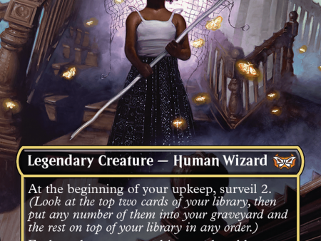 Aminatou, Veil Piercer (Borderless) [Duskmourn: House of Horror Commander] Online