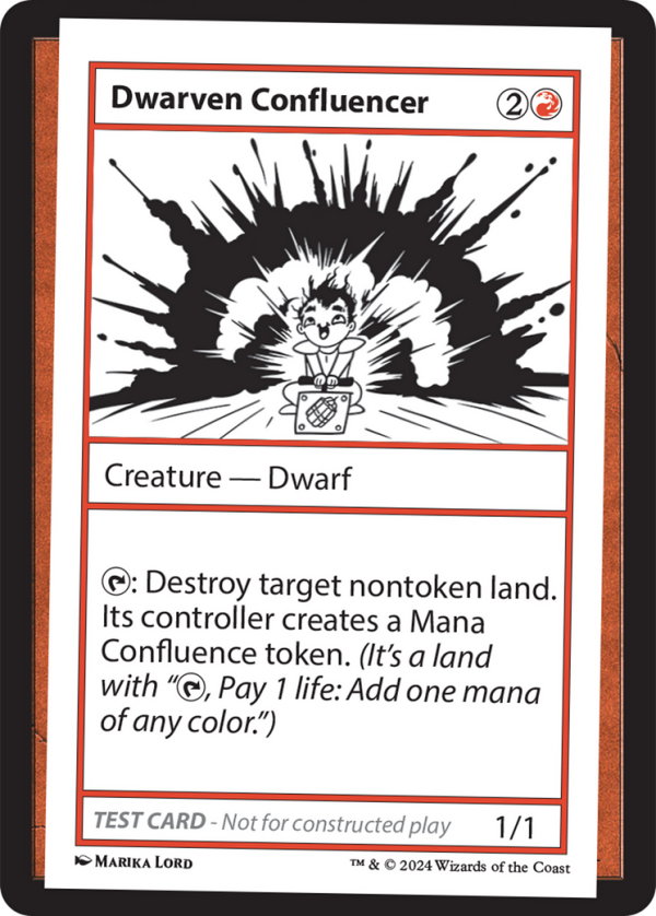 Dwarven Confluencer [Mystery Booster 2 Playtest Cards] on Sale