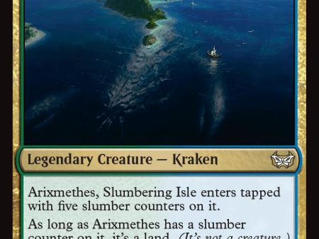 Arixmethes, Slumbering Isle [Duskmourn: House of Horror Commander] For Cheap