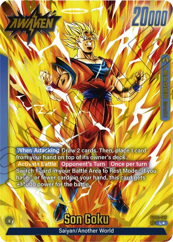 Son Goku (FB03-027) (Alternate Art) [Raging Roar] on Sale