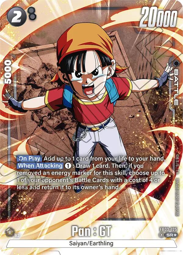 Pan : GT (FB03-125) (Alternate Art) [Raging Roar] Supply