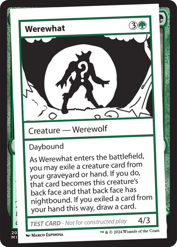 Werewhat [Mystery Booster 2 Playtest Cards] Online now