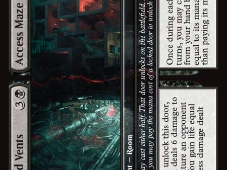 Cramped Vents    Access Maze [Duskmourn: House of Horror Commander] Sale