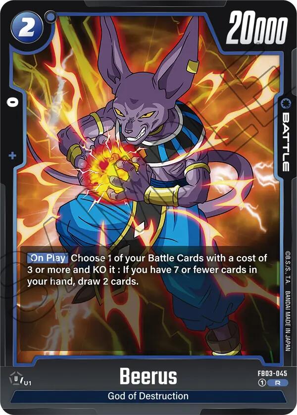 Beerus (FB03-045) [Raging Roar] Sale