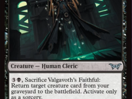 Valgavoth s Faithful [Duskmourn: House of Horror] Hot on Sale