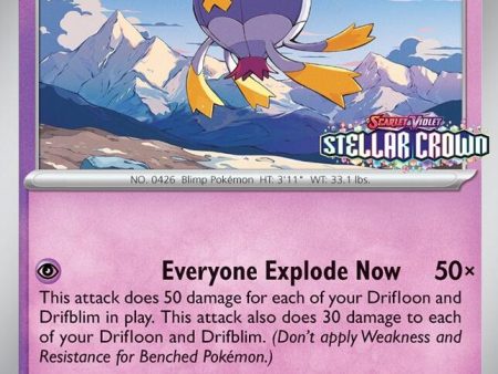 Drifblim (SVP135) [Scarlet & Violet: Black Star Promos] Online now