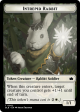 Wall    Intrepid Rabbit Double-Sided Token [Bloomburrow Tokens] Cheap