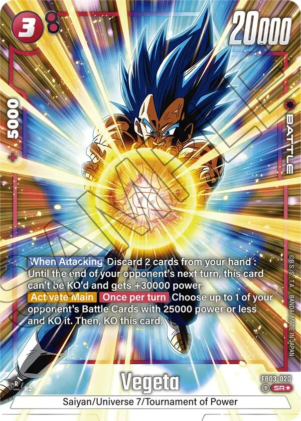 Vegeta (FB03-020) (Alternate Art) [Raging Roar] Fashion