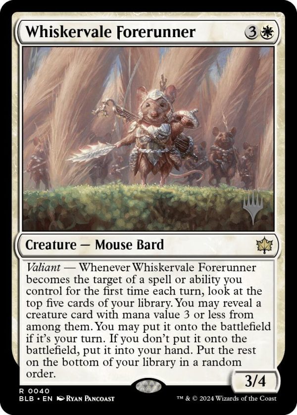 Whiskervale Forerunner (Promo Pack) [Bloomburrow Promos] Supply