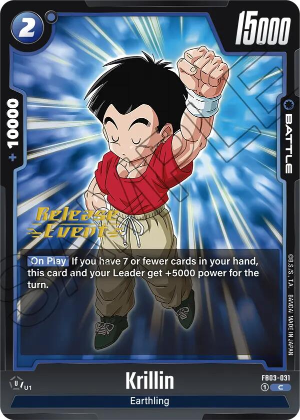 Krillin [Raging Roar Release Event Cards] For Cheap