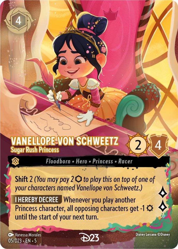 Vanellope von Schweetz - Sugar Rush Princess (5) [D23 Promos] For Sale