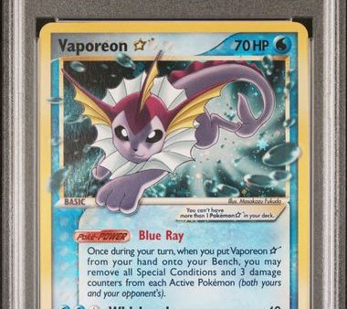 Vaporeon Gold Star 102 108 EX Power Keepers PSA 3 93234411 For Discount