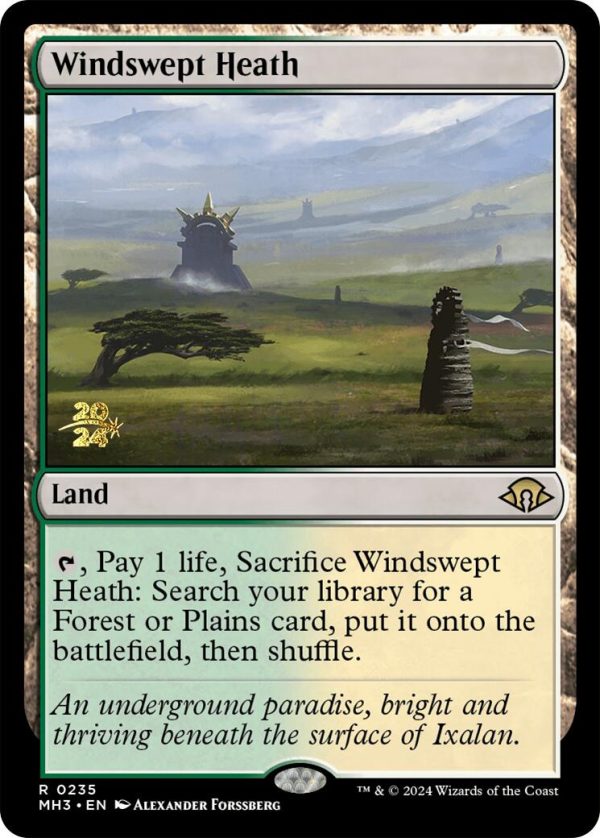 Windswept Heath [Modern Horizons 3 Prerelease Promos] Cheap