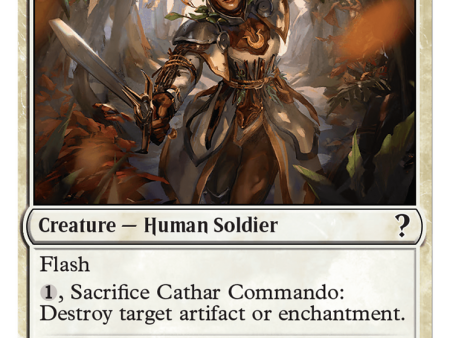 Cathar Commando (White Border) [Mystery Booster 2] Online Sale