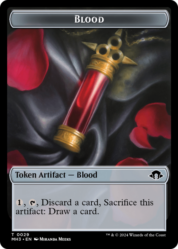 Blood    Energy Reserve Double-Sided Token [Modern Horizons 3 Tokens] Cheap