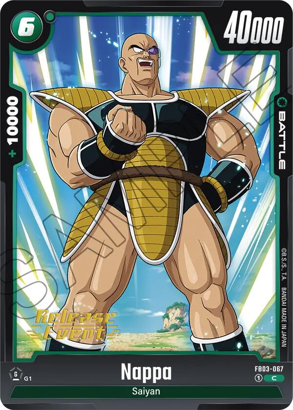 Nappa [Raging Roar Release Event Cards] Sale