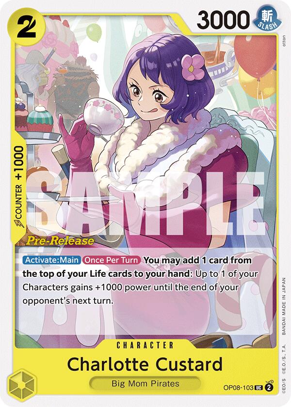 Charlotte Custard [Two Legends Pre-Release Cards] Hot on Sale