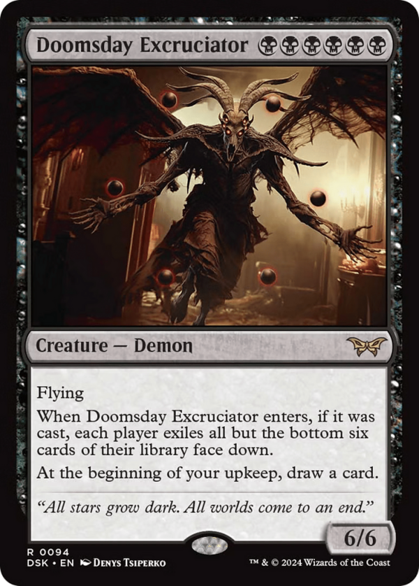 Doomsday Excruciator [Duskmourn: House of Horror] Sale