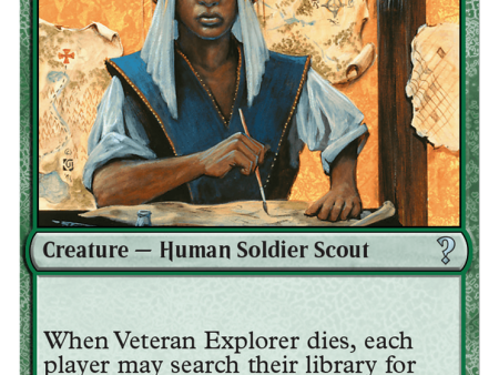 Veteran Explorer (White Border) [Mystery Booster 2] For Sale