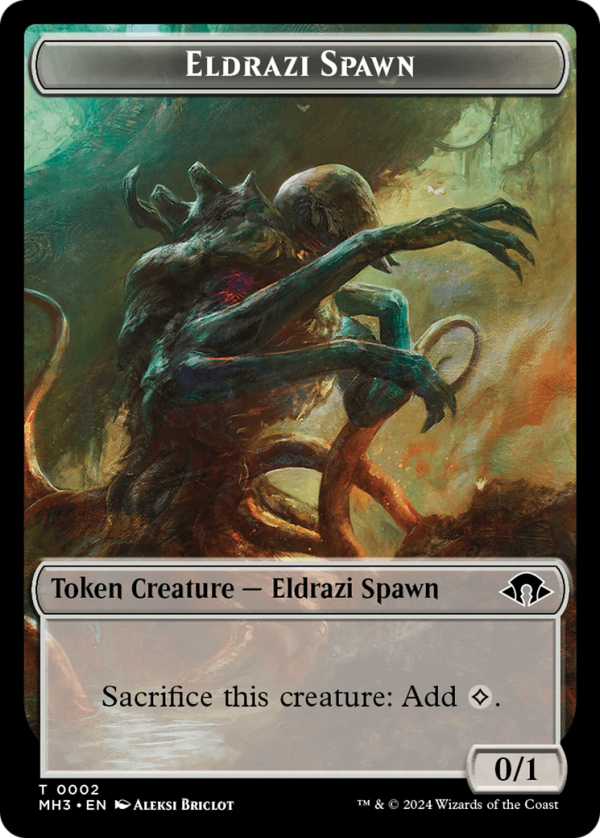 Eldrazi Spawn    Blood Double-Sided Token [Modern Horizons 3 Tokens] on Sale