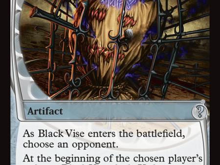 Black Vise (Future Sight) [Mystery Booster 2] Online