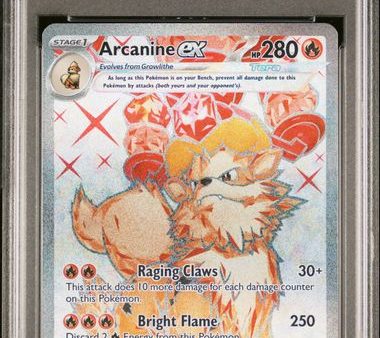 Arcanine ex 224 198 Scarlet & Violet: Base Set PSA 10 74150785 Online now