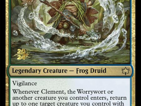 Clement, the Worrywort [Bloomburrow Prerelease Promos] For Sale