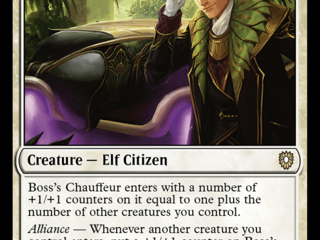 Boss s Chauffeur [Bloomburrow Commander] on Sale