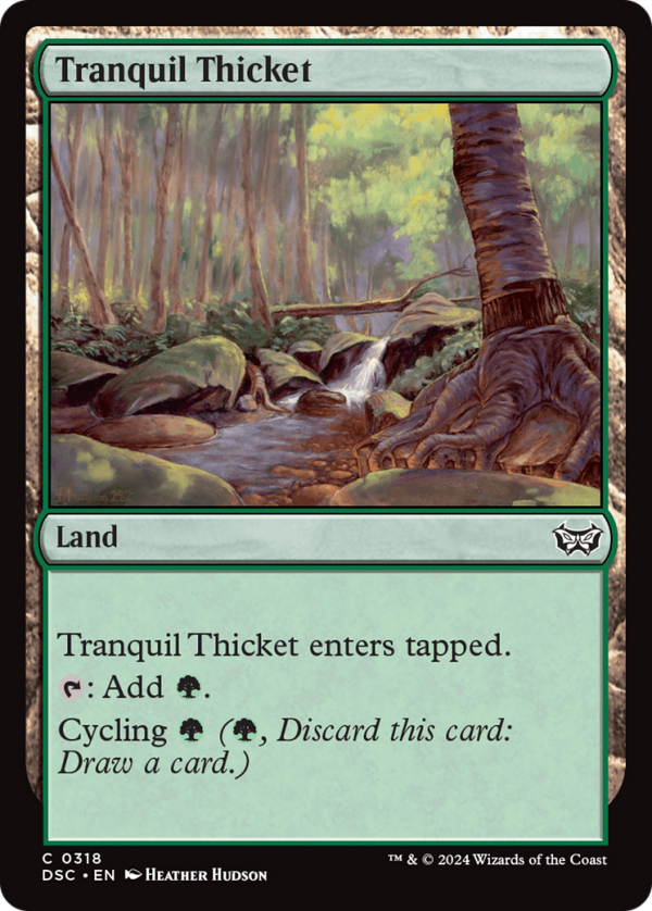 Tranquil Thicket [Duskmourn: House of Horror Commander] Sale