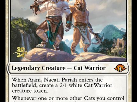 Ajani, Nacatl Pariah [Modern Horizons 3 Prerelease Promos] Hot on Sale