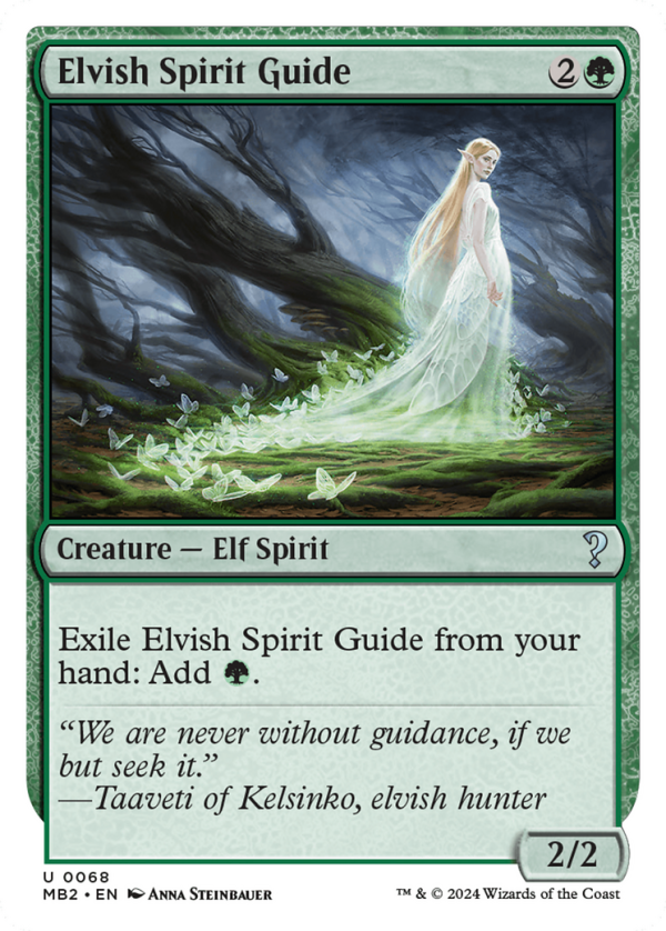 Elvish Spirit Guide (Future Sight) [Mystery Booster 2] Supply