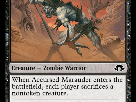 Accursed Marauder (Ripple Foil) [Modern Horizons 3] For Discount