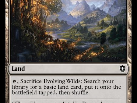 Evolving Wilds [Bloomburrow Commander] Discount