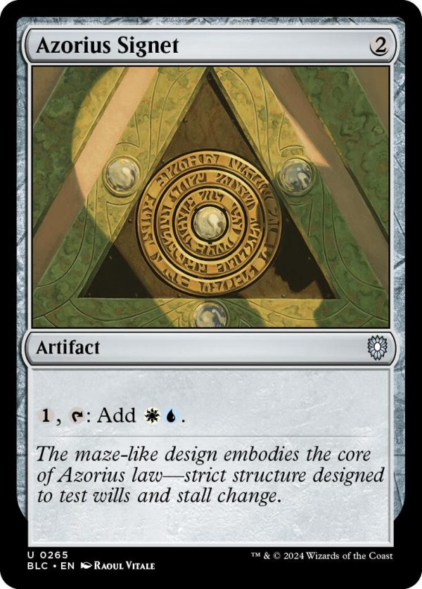 Azorius Signet [Bloomburrow Commander] For Sale