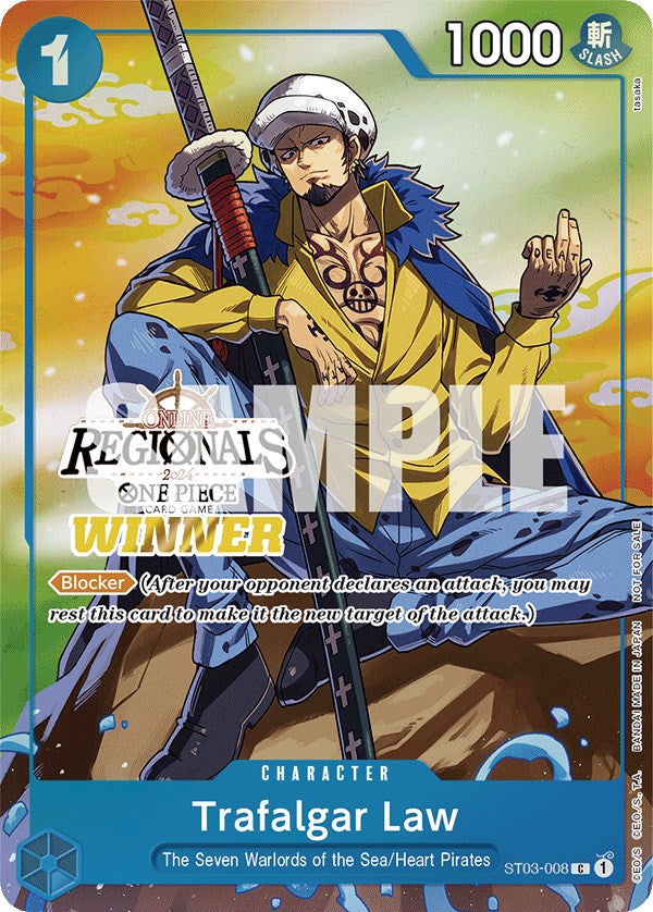 Trafalgar Law (Online Regional 2024 Vol. 2) [Winner] [One Piece Promotion Cards] Online now