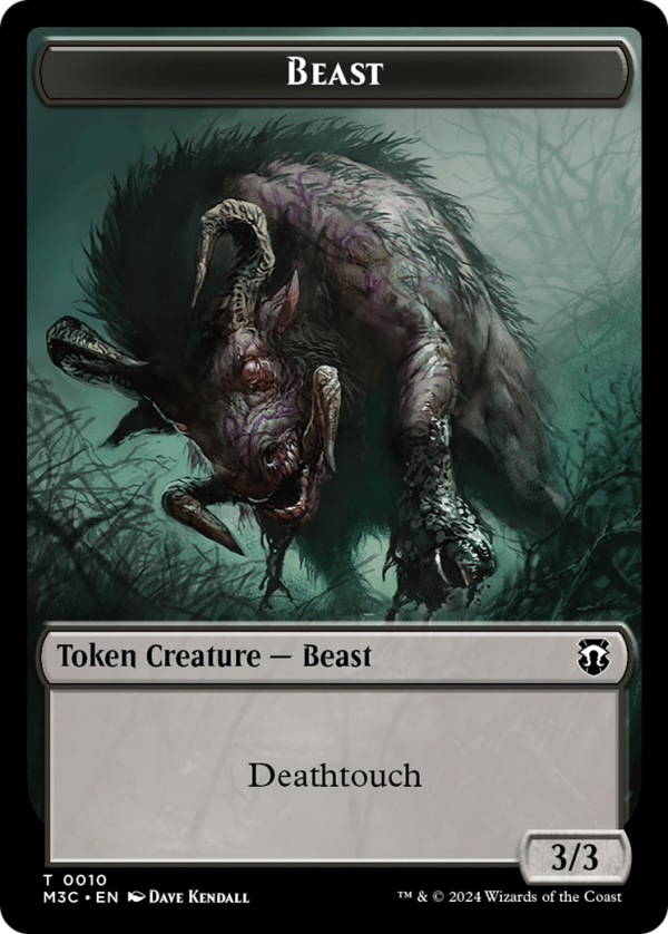 Beast (0010)    Shapeshifter (0008) Double-Sided Token [Modern Horizons 3 Commander Tokens] Online Sale